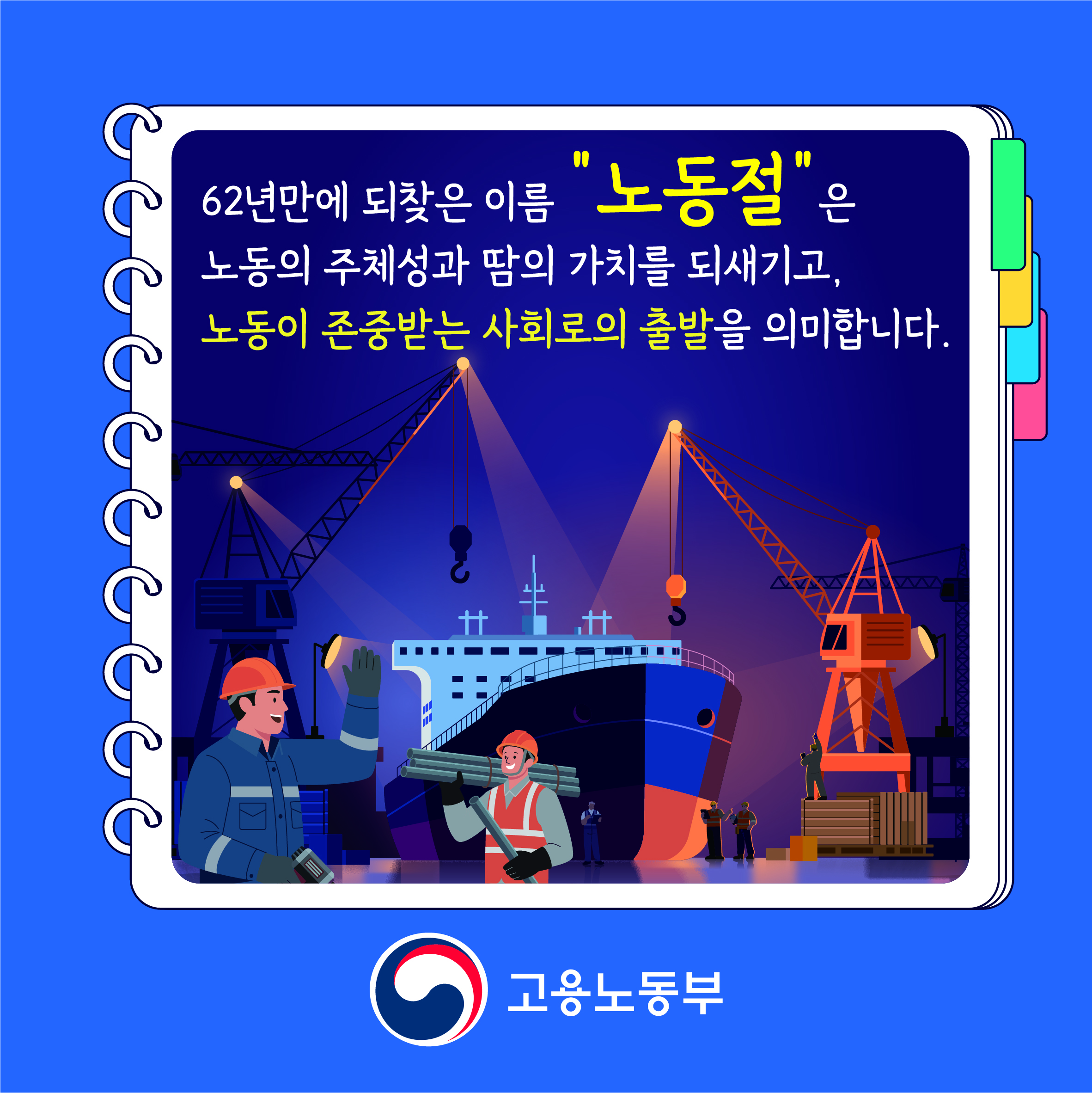 62년 만에 되찾은 이름 노동절의 의미
