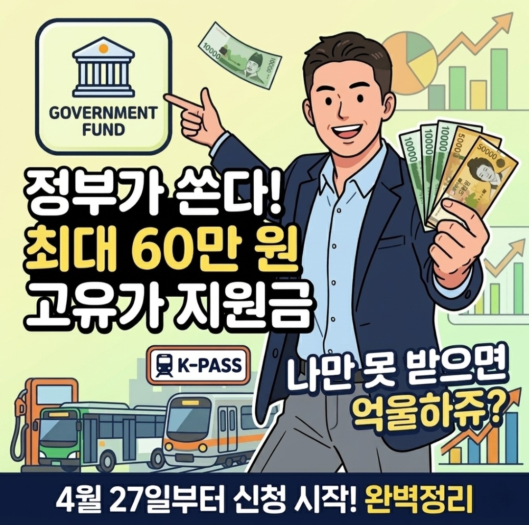 2026년 고유가 피해지원금 신청방법 및 대상자 확인 가이드