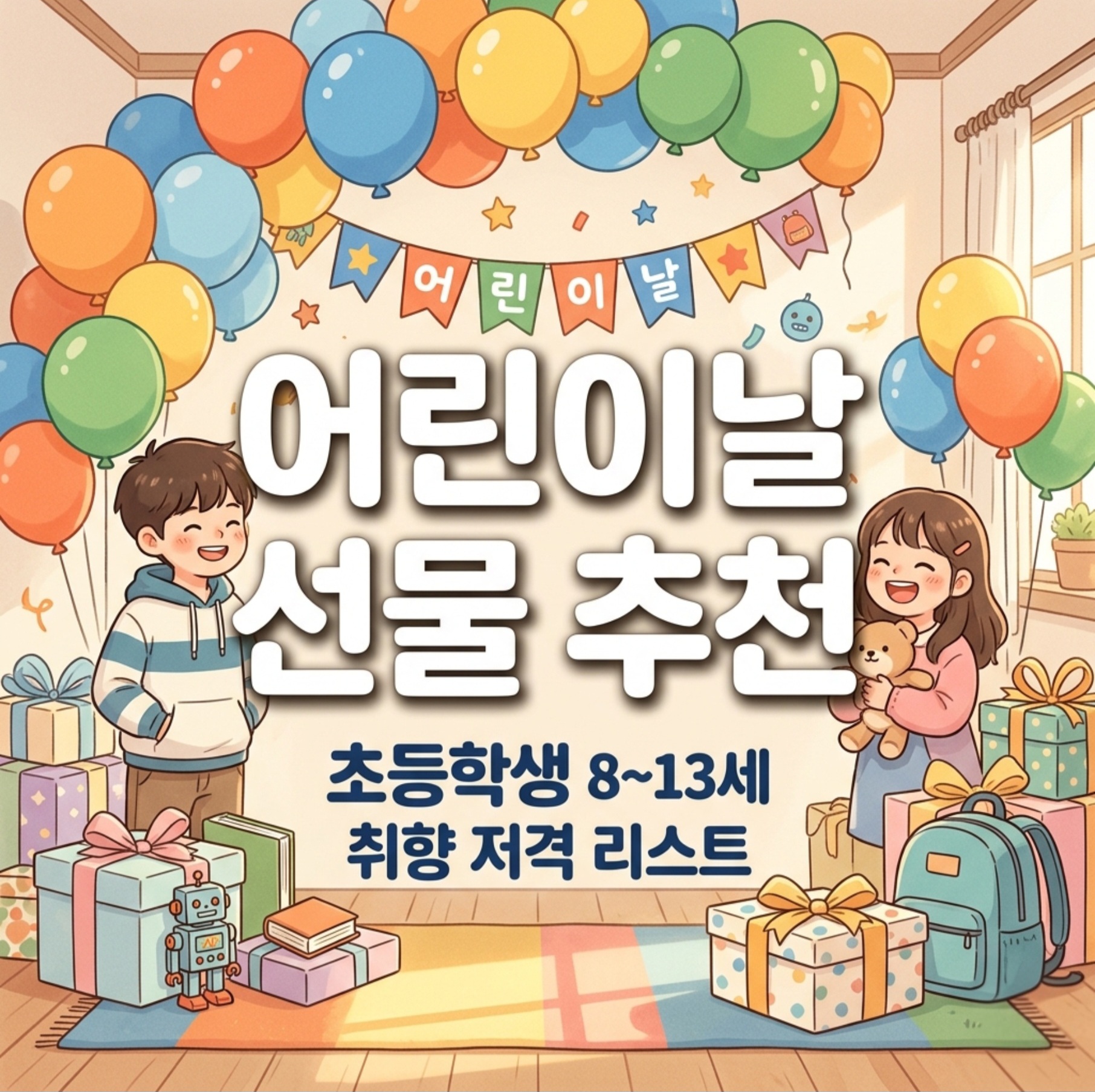 어린이날 선물 추천 초등학생 8~13세 2026